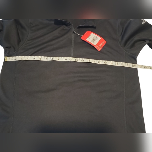 NWT The North Face Men's Tech 1/4 Zip Fleece Black Size Large - Picture 8 of 14
